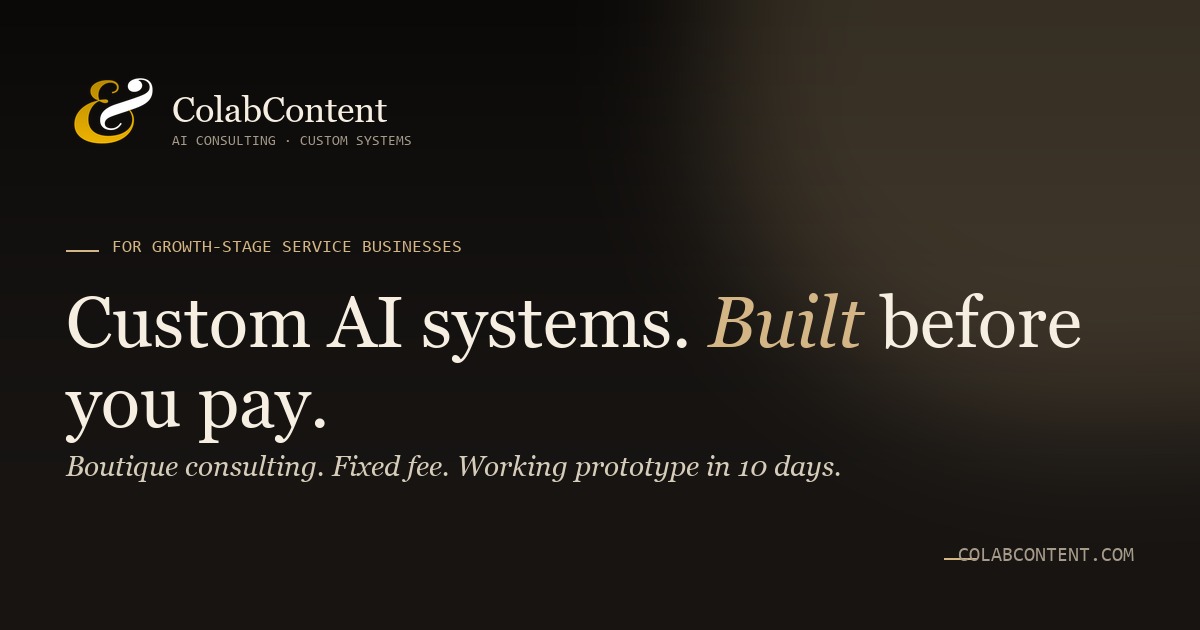 ColabContent screenshot